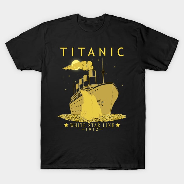 white star 1912 T-Shirt by Primitive Podcast